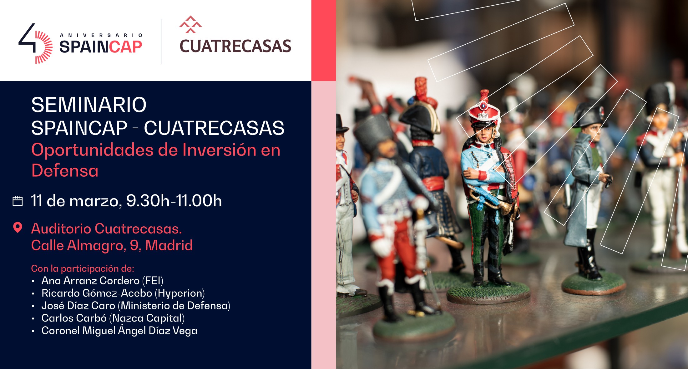 Seminario SpainCap - Cuatrecasas: "Oportunidades de inversión en Defensa"